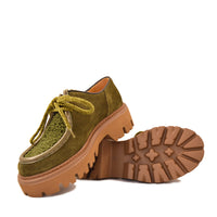 Dora Velour Oliva Teddy Verde