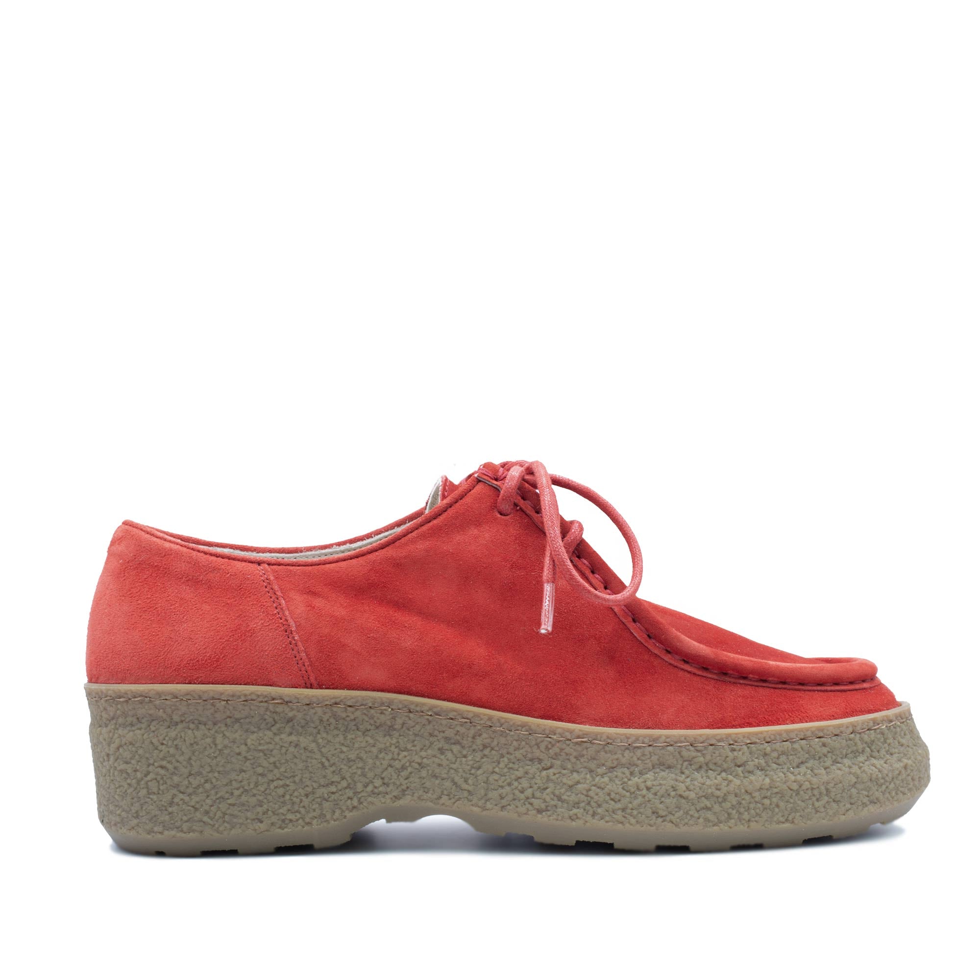 Gisella Velour Suede Rosso