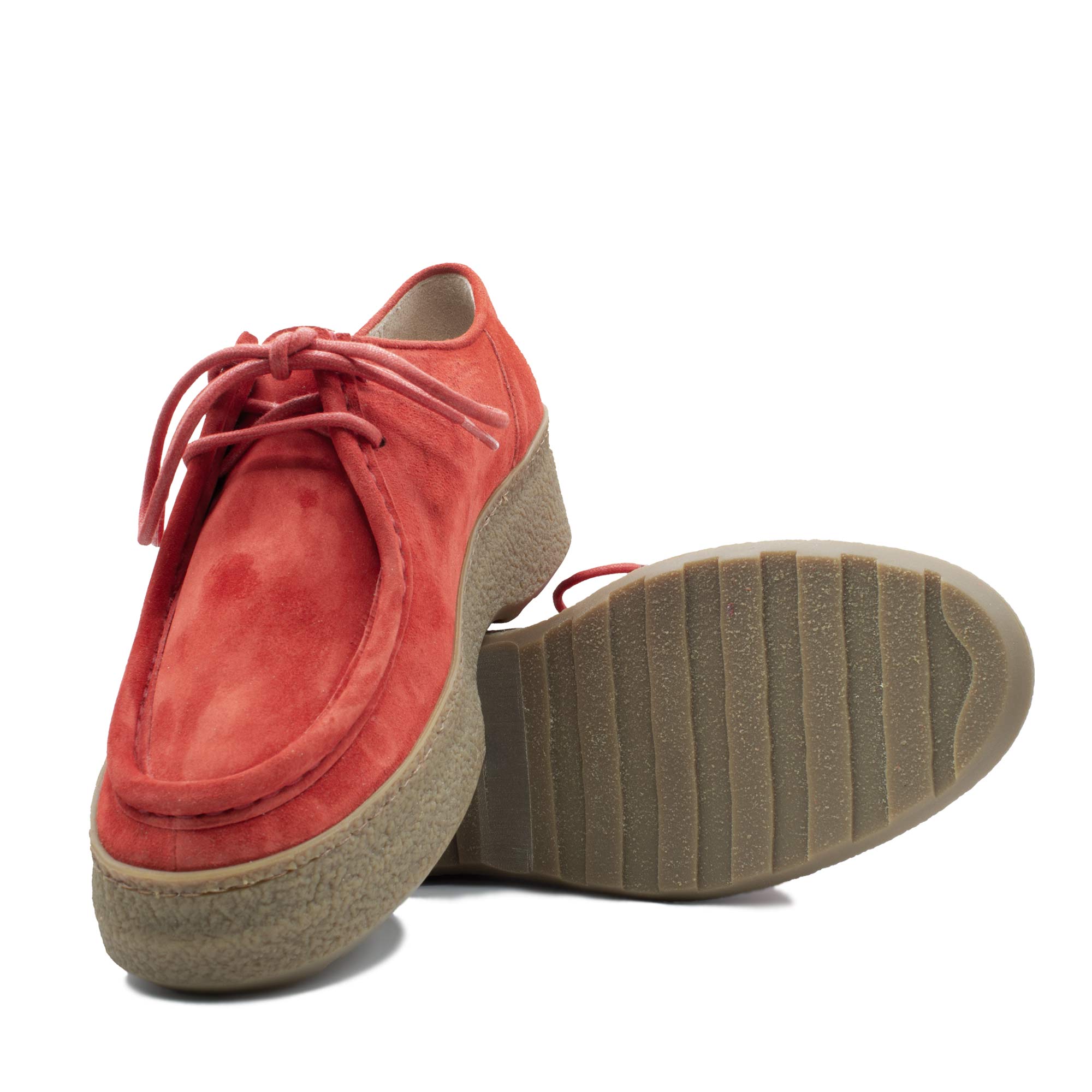 Gisella Velour Suede Rosso