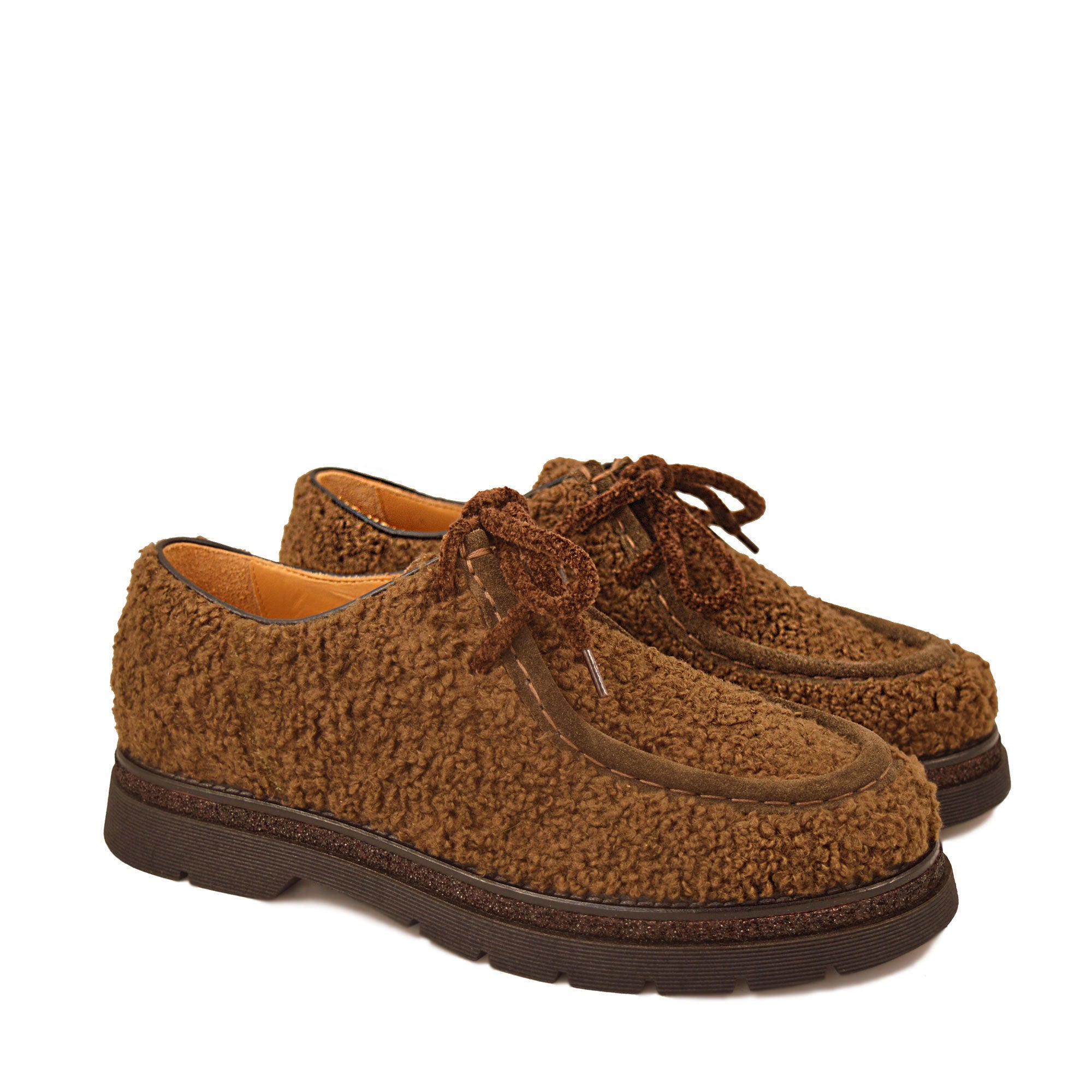Perla Teddy Brown Velour Testa di moro